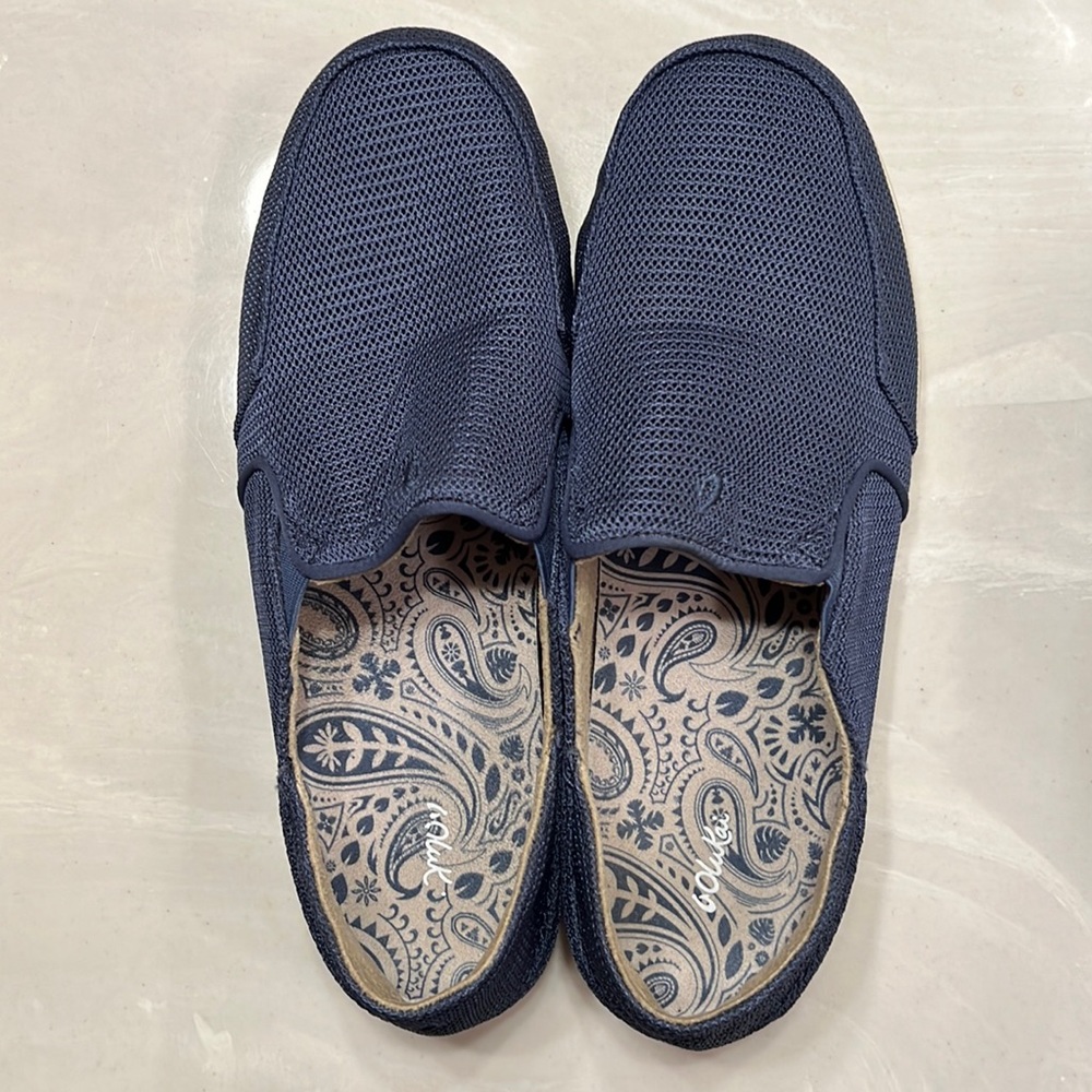 OluKai Wailua mesh slip on comfort shoes womens 10 drop in sneaker